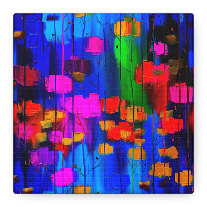 Abstract Canvas Art | Colorful Modern Lanterns