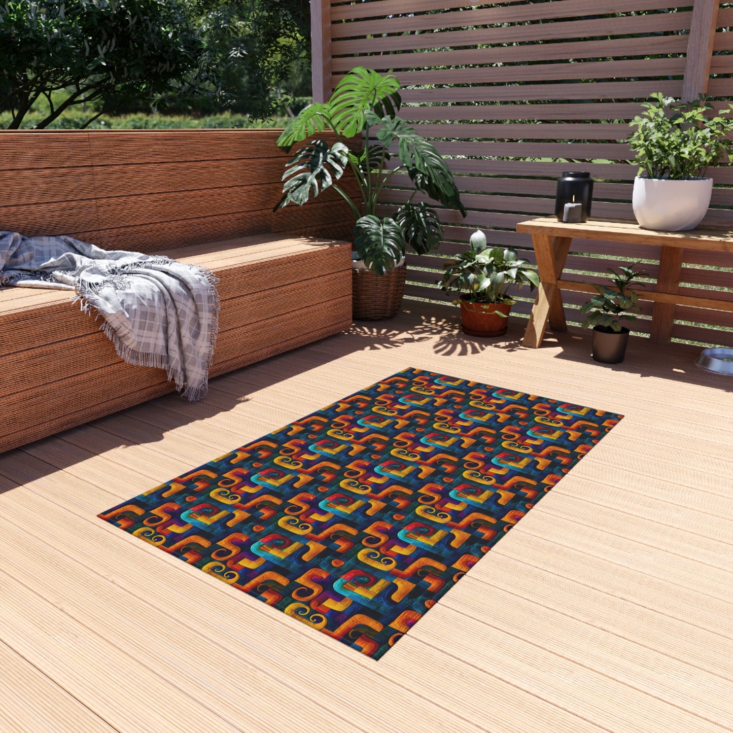 Playroom Rug – Waterproof & Durable – Indoor/Outdoor Rug for Kids Room in 5 Sizes