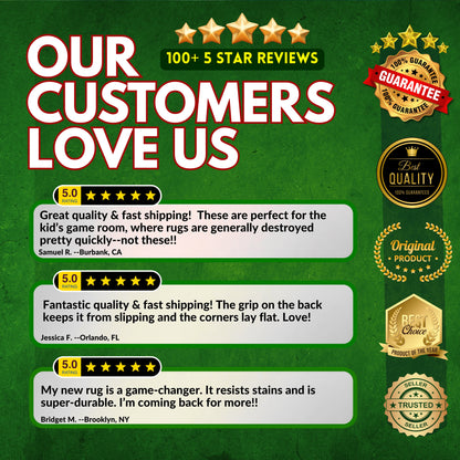 Abstract Colorful Playroom Rug – Modern Kids Rug – Washable, Safe & Fun Design in 5 Sizes