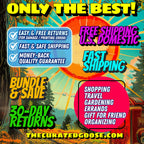 Rococo Floral Tote Bag: Stylish Purple & Gold Design