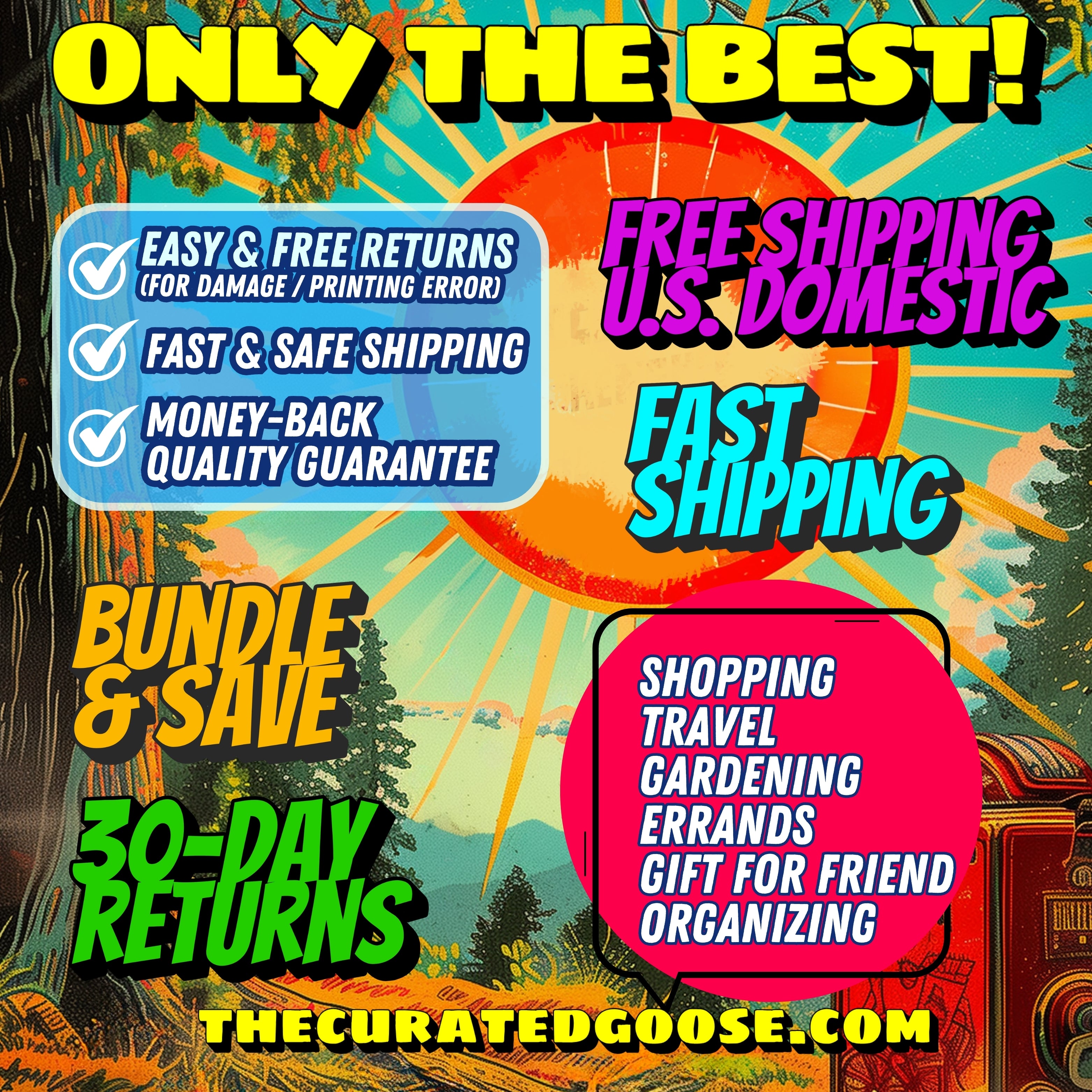 Rococo Floral Tote Bag: Stylish Purple & Gold Design