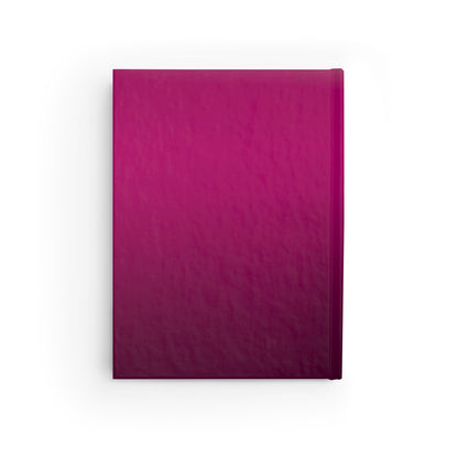 Custom Name Hardcover Journal-Pink & Gold Frame Luxury Personalized Notebook