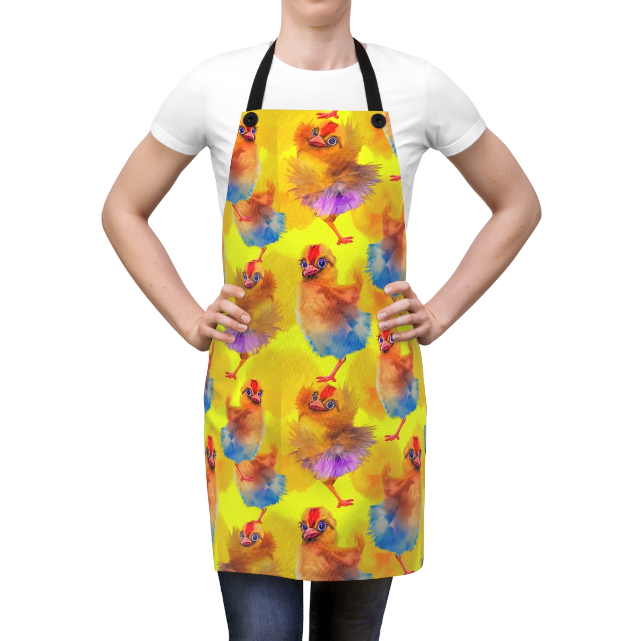Yellow Chick Apron | Funny Chicken Apron | Christmas Gift for Chef