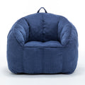 Giant Bean Bag Chair Sofa for Adults Teens, Comfy Corduroy Large Bean Bag Chairs with Armrests for Bedroom Living Room, Adult Beanbag Lazy Sofa Couch Chairs with Filler Included