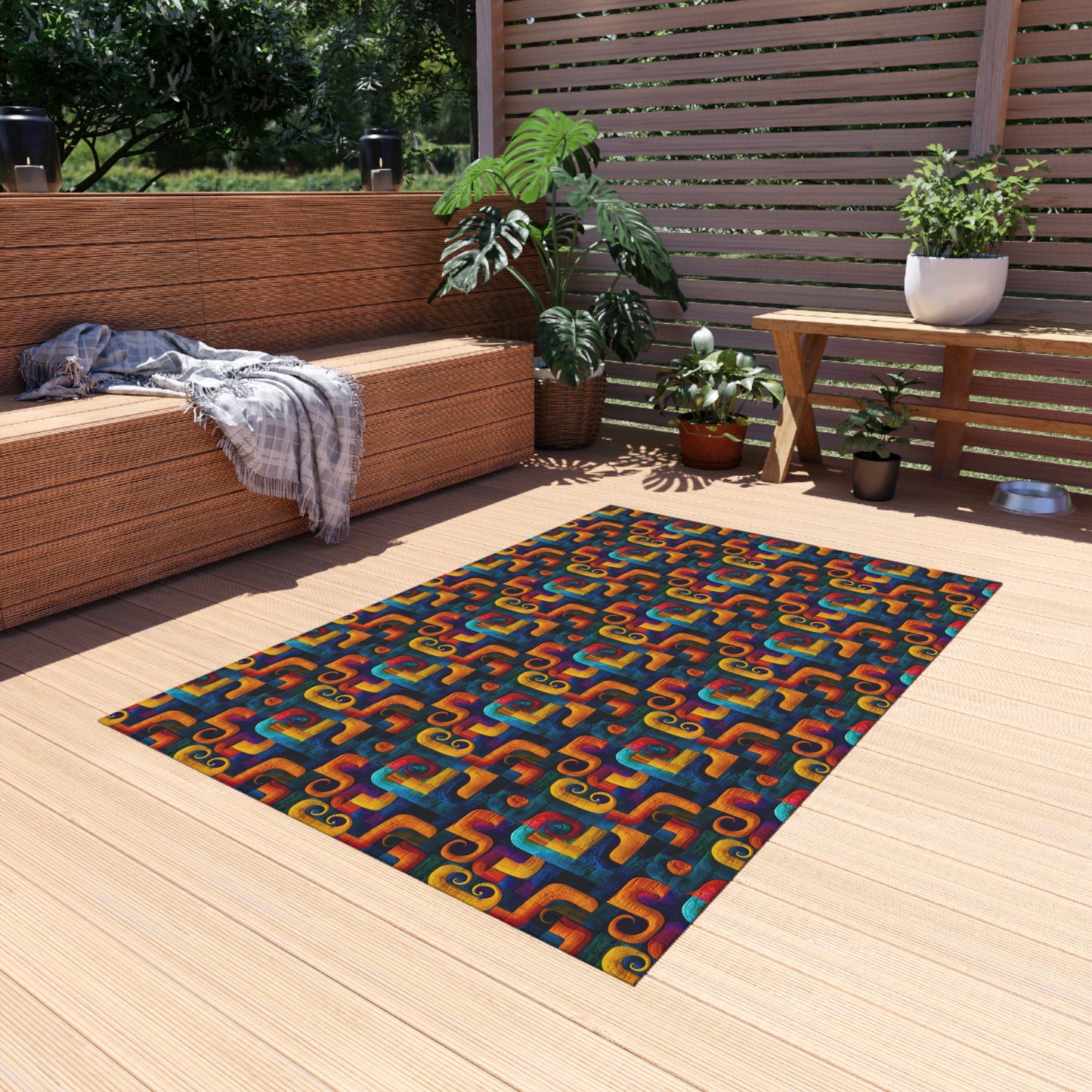 Playroom Rug – Waterproof & Durable – Indoor/Outdoor Rug for Kids Room in 5 Sizes