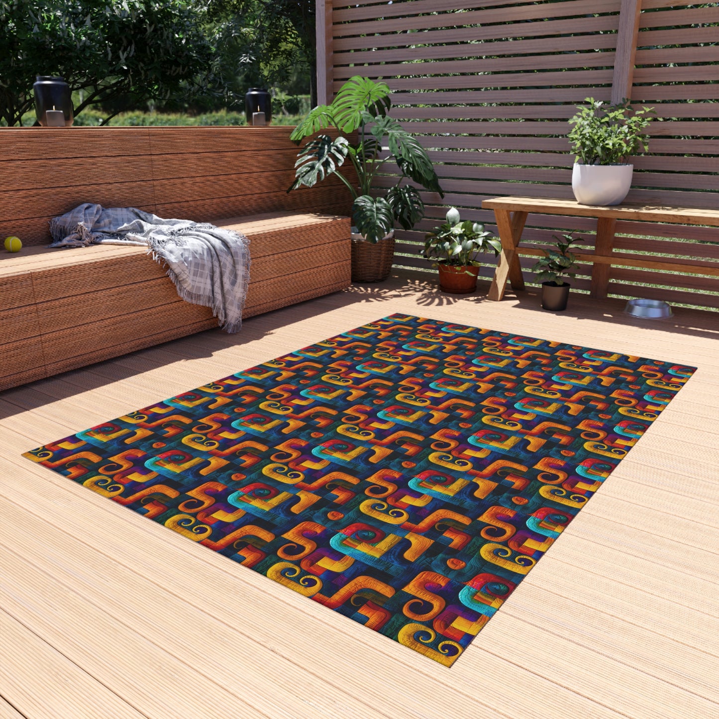 Playroom Rug – Waterproof & Durable – Indoor/Outdoor Rug for Kids Room in 5 Sizes