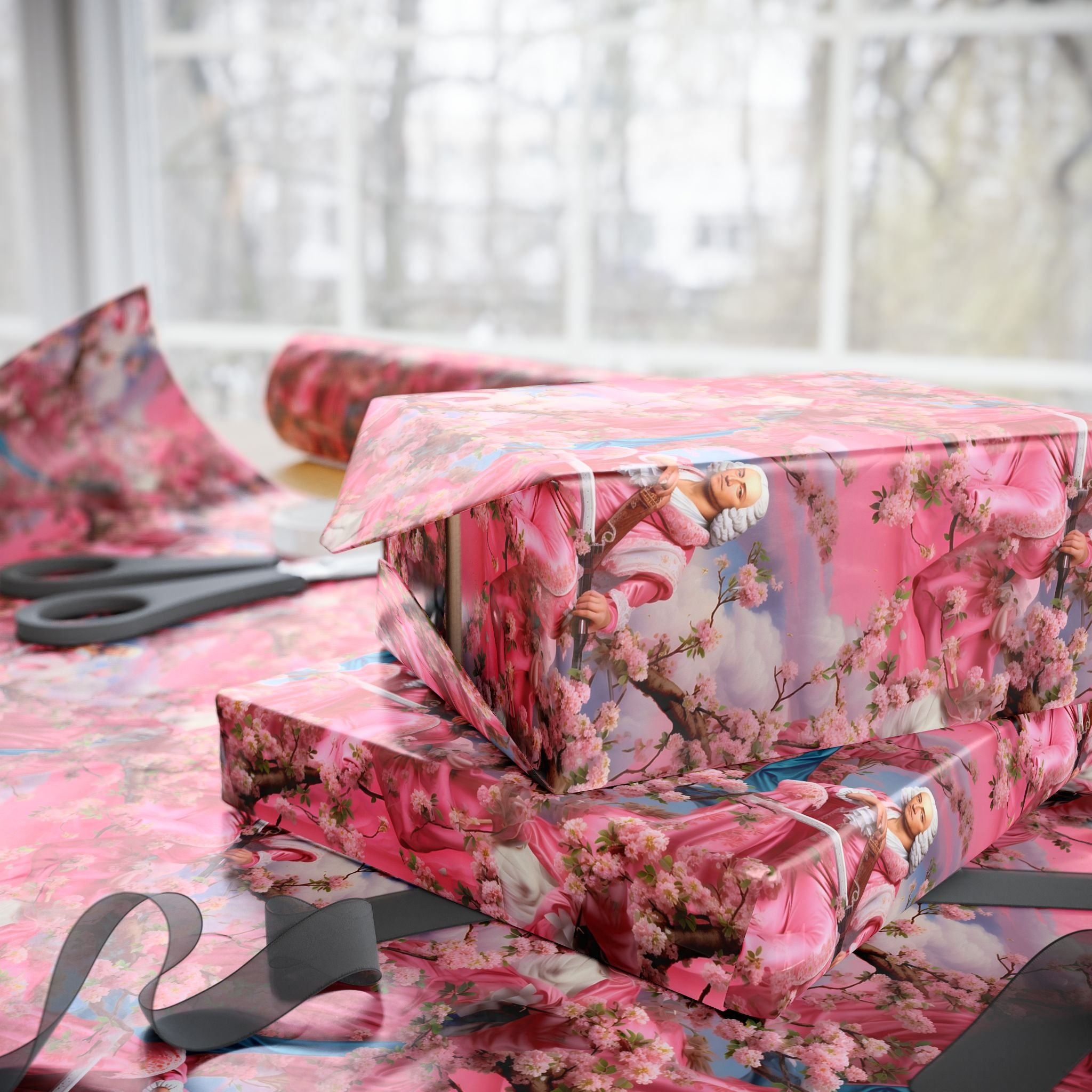 George Washington Cherry Tree Wrapping Paper – Funny, Elegant & Oh-So-High Brow!