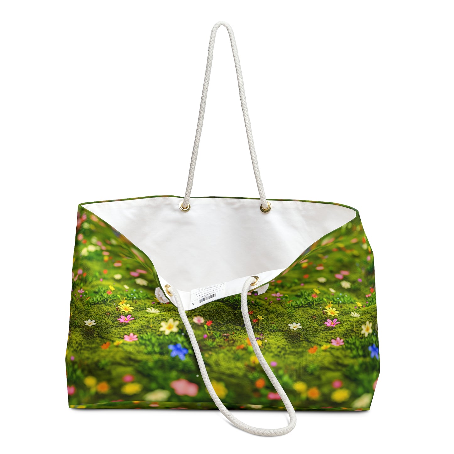 Spring Meadow Deluxe Tote Bag – Bright, Colorful, and Perfect for Nature Lovers!