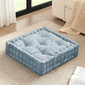 Poly Chenille Square Floor Pillow Cushion-24x24'