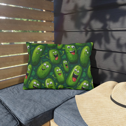 Outdoor Pillow | A Perfect Pickle Throw Pillow from The Curated Goose