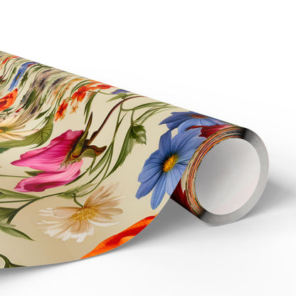 Wrapping Paper Rolls - Vintage Southern Floral Design