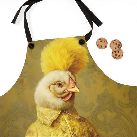 Apron - Victorian Chicken Chef's Apron | Vintage Victorian Hen | Funny Gift for Cook or BBQ Lover