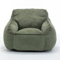Giant Bean Bag Chair Sofa for Adults Teens, Comfy Corduroy Large Bean Bag Chairs with Armrests for Bedroom Living Room, Adult BeanBag Lazy Sofa Couch Chairs with Filler Included