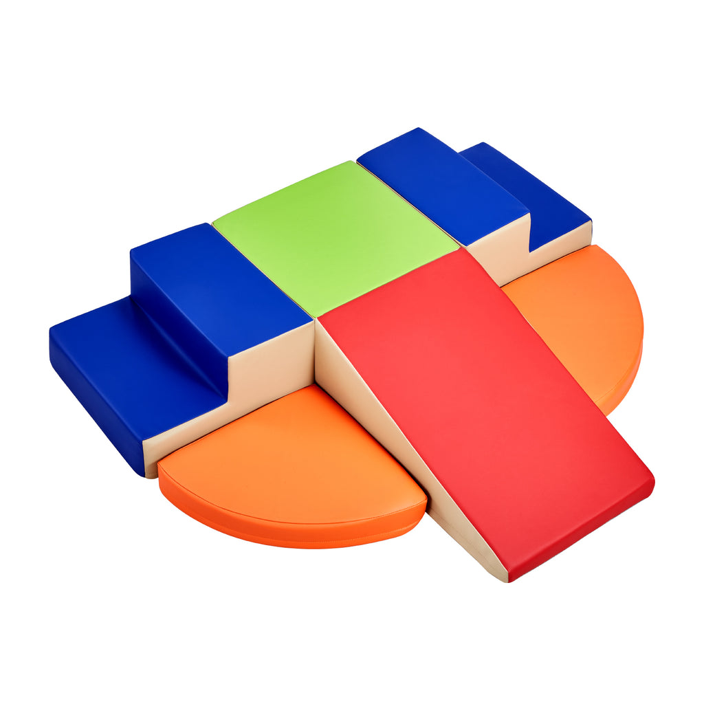 Climbing Toys 6 Piece Foam Climbing Blocks Set for Toddlers and Preschoolers