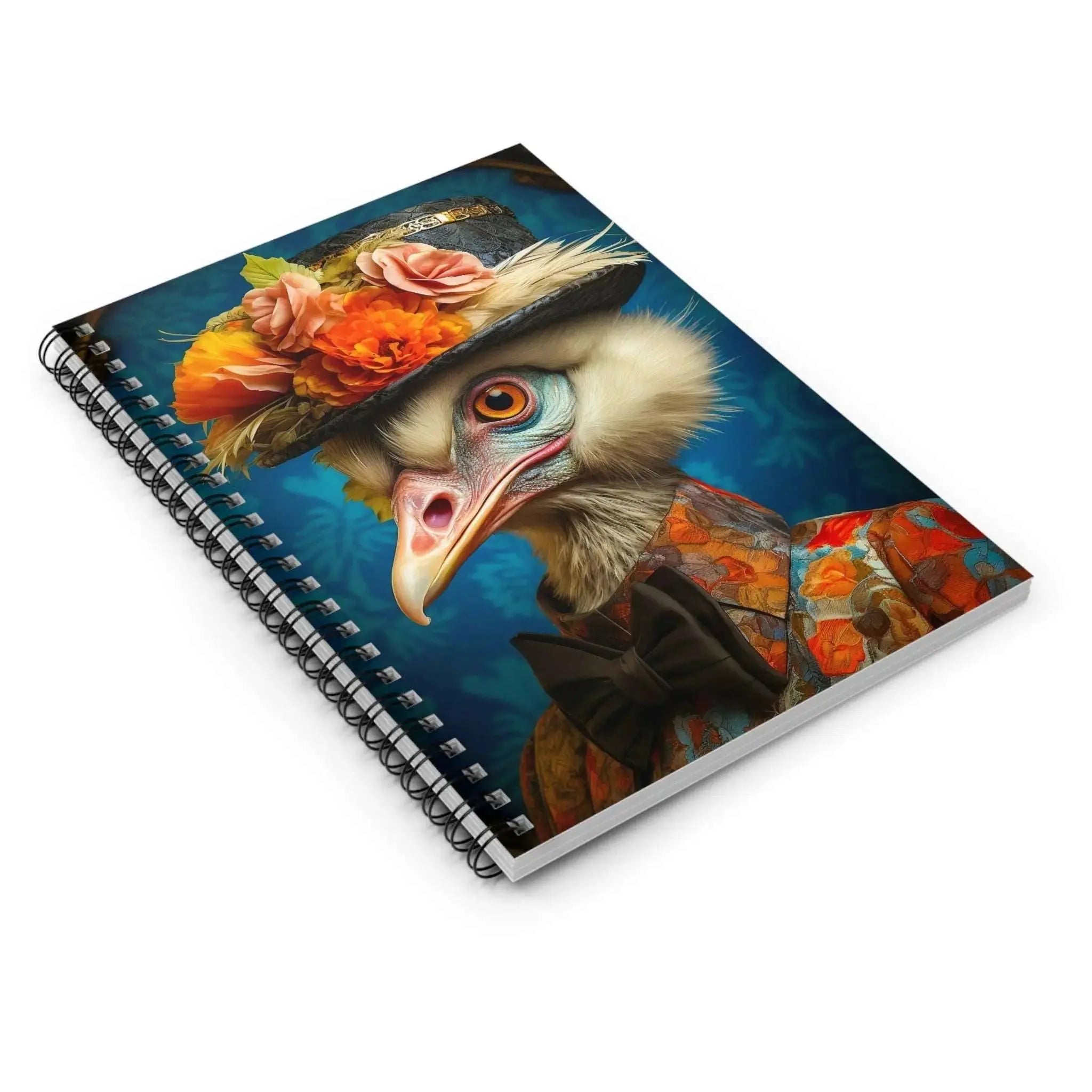Animal Portrait Spiral Notebook: Victorian Ostrich Portrait from The Curated Goose