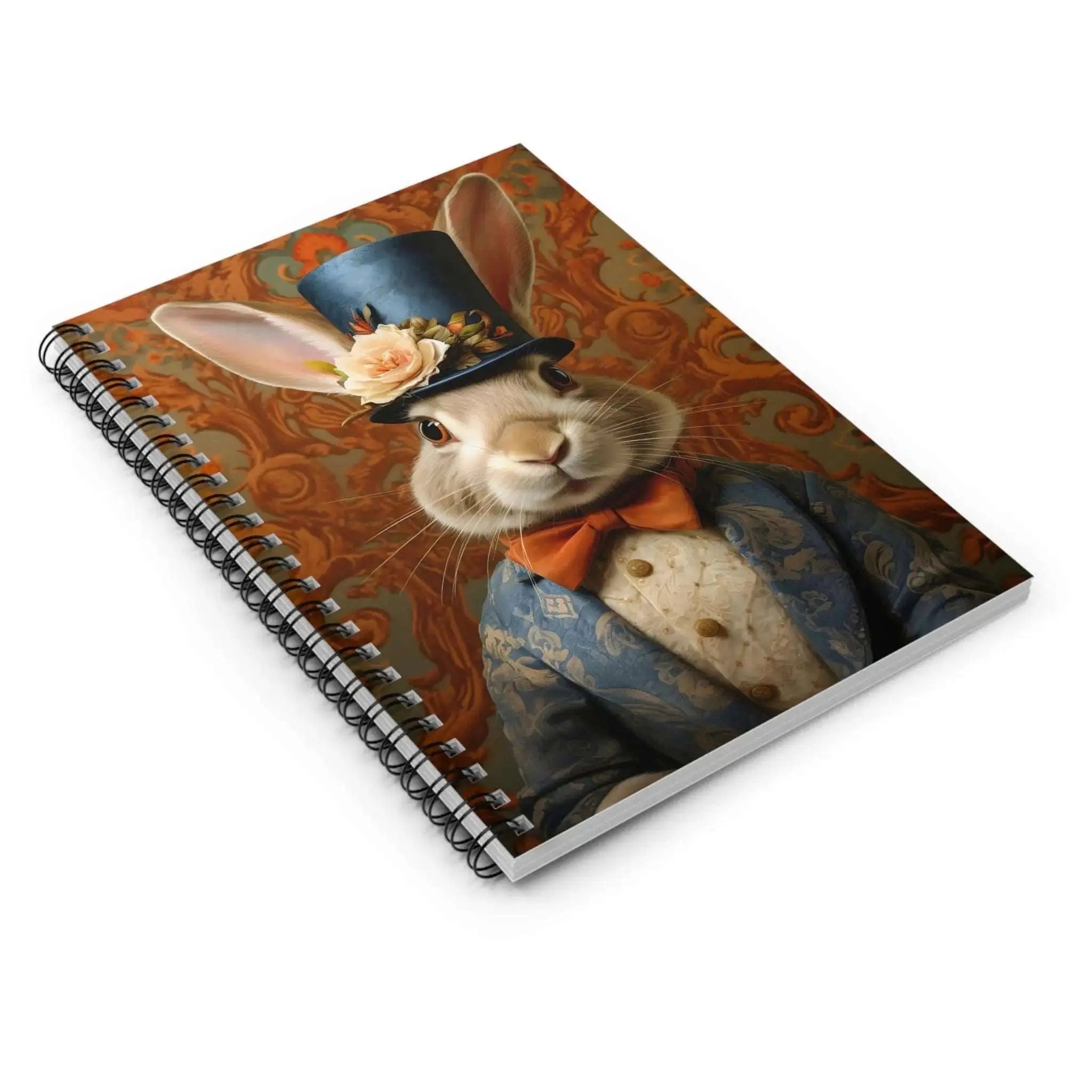Animal Portrait Spiral Notebook: Victorian Rabbit Portrait Journal from The Curated Goose