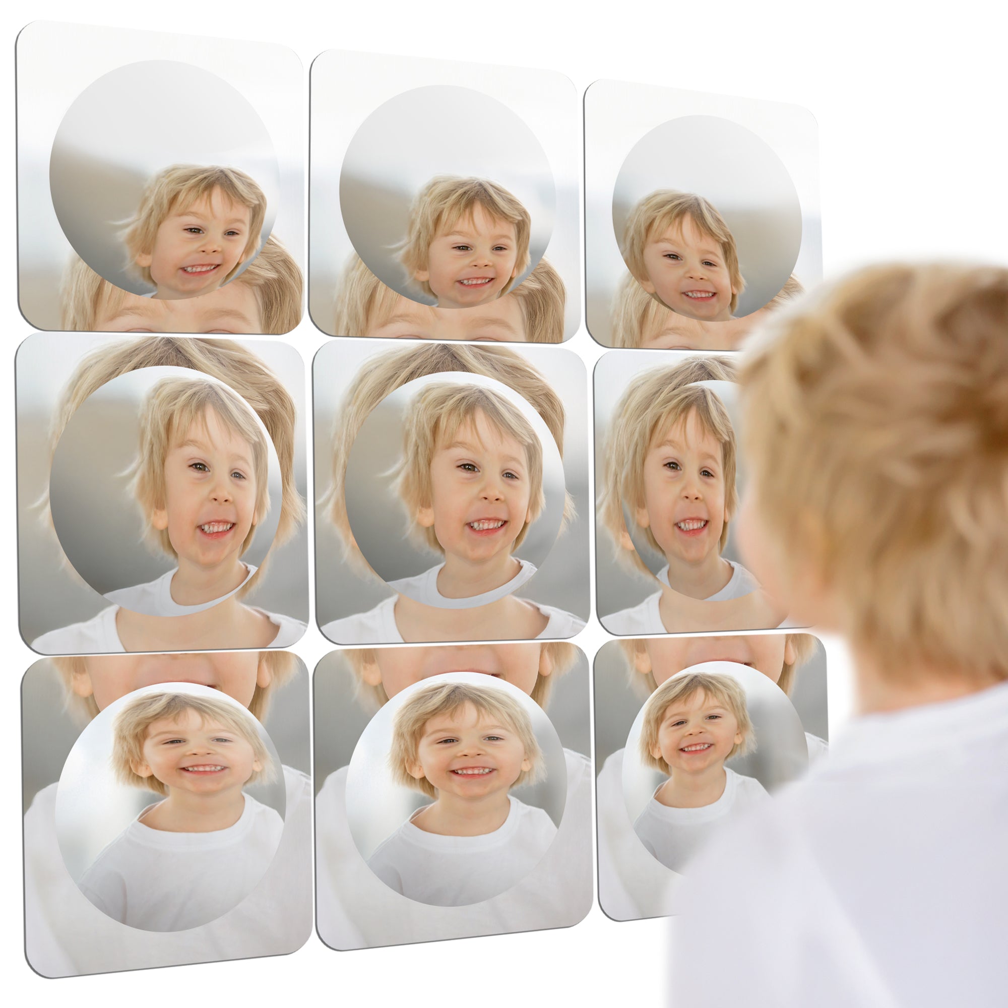 Special Supplies Sensory Bubble Wall Mirror - Interactive Acrylic Mirrors for Wall Decoration and Sensory Toys for Kids Classroom or Home -Sensory Room Decor -Visual, Tactile Stimulation