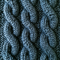 Faux Cable Knit Wrapping Paper – Cozy Sweater Gift Wrap for Holidays, Rustic Winter Packaging