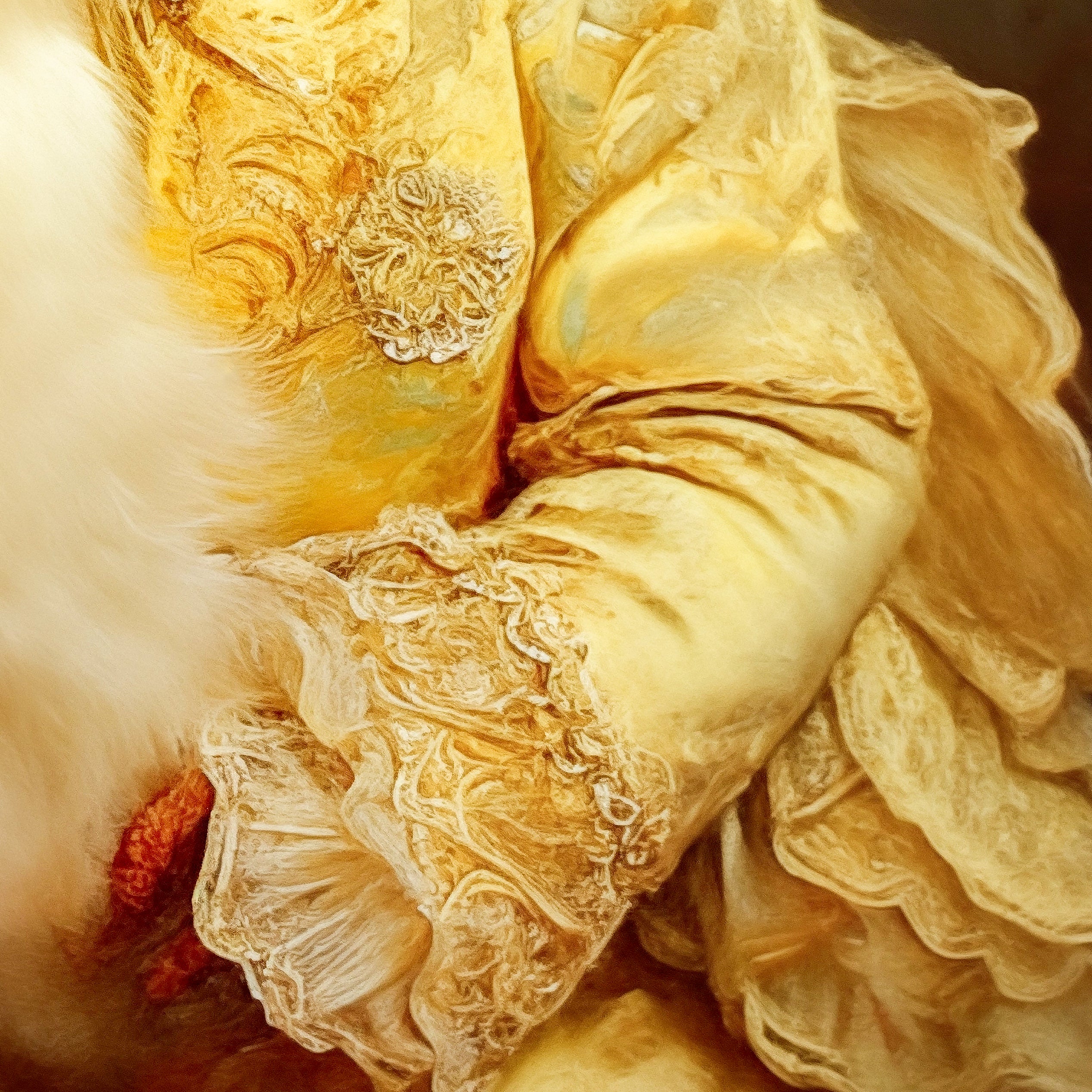 Victorian Wedding Party Portrait Series | Chicken in Formal Attire Portrait on Watercolor Paper from The Curated Goose