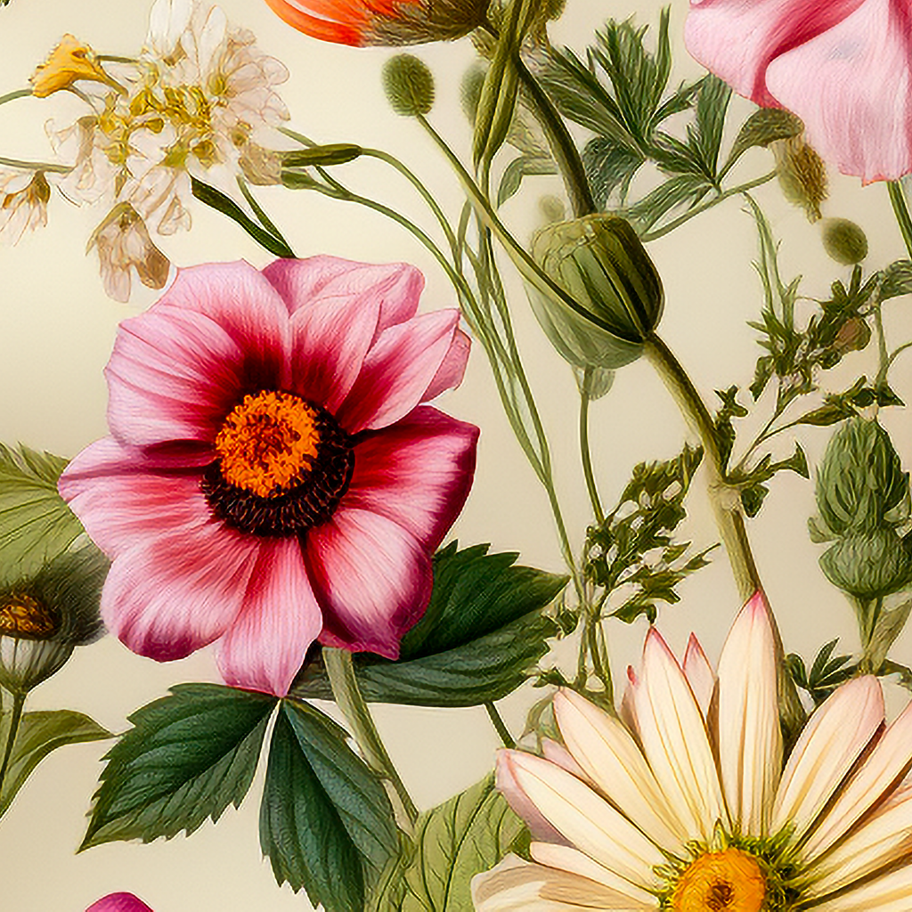 Vintage Floral Granny Chic Wrapping Paper Rolls