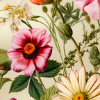 Vintage Floral Granny Chic Wrapping Paper Rolls