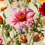 Vintage Floral Granny Chic Wrapping Paper Rolls