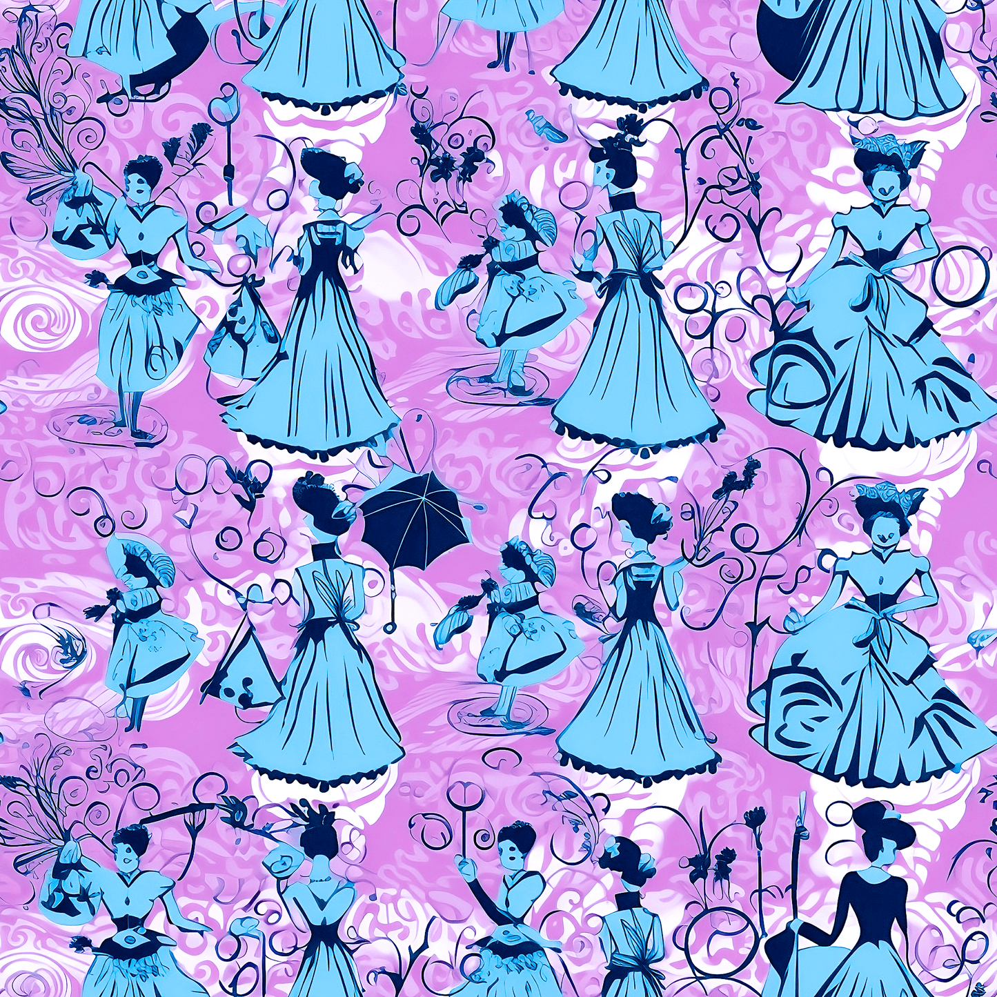 Victorian Ladies Wrapping Paper Rolls from The Curated Goose