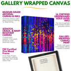 Colorful Canvas Art Print, Modern Abstract Wall Decor