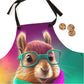 Funny Hipster Squirrel Apron | Funny Kitchen Accessories from The Curated Goose