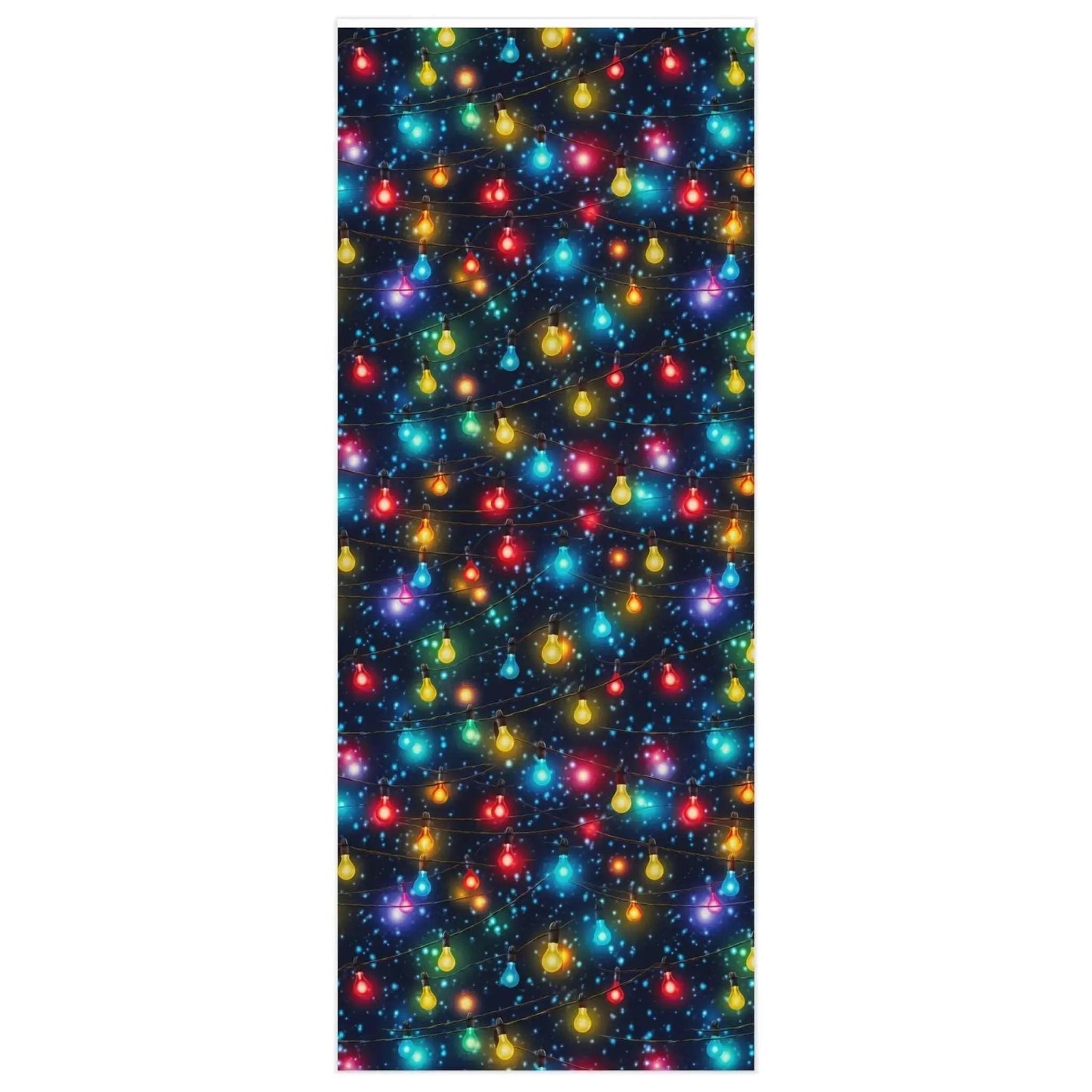 Secular Holiday Lights Wrapping Paper Rolls from The Curated Goose