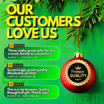 Green frog holiday ornament