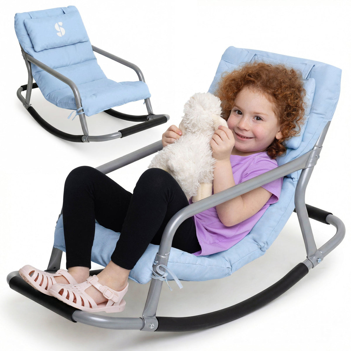 Sensory Rocking Chair for Kids Ages 3–8 by Special Supplies