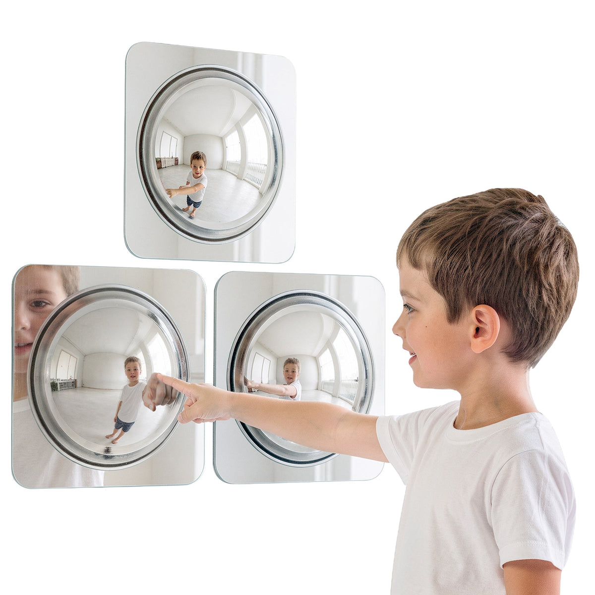 Special Supplies Sensory Bubble Wall Mirror - Interactive Acrylic Mirrors for Wall Decoration and Sensory Toys for Kids Classroom or Home -Sensory Room Decor -Visual, Tactile Stimulation