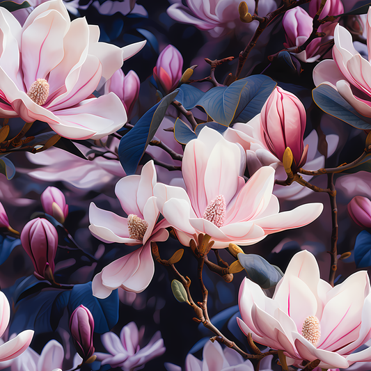 Magnolia Blossoms Wrapping Paper Rolls – Timeless Beauty for Every Occasion