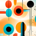 1960s Design Style Gift Wrap, Mid-Century Modern Design, Unique Wrapping Paper Rolls