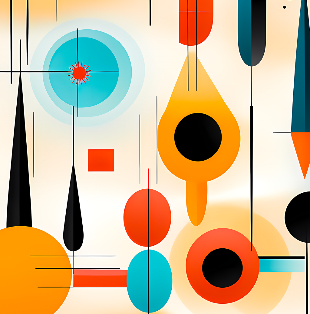 1960s Design Style Gift Wrap, Mid-Century Modern Design, Unique Wrapping Paper Rolls