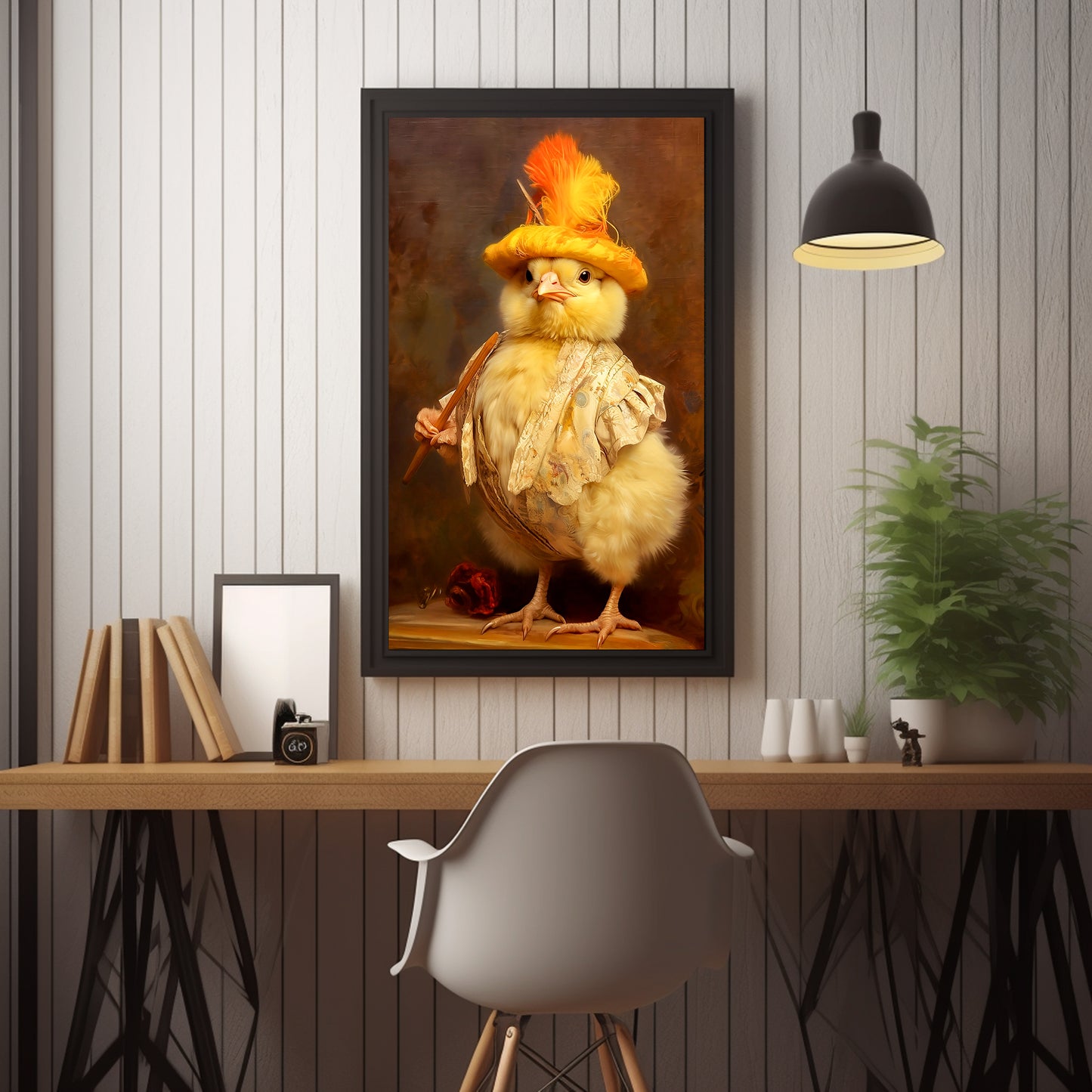 Victorian Baby Chicken Art Print | Giclee Wall Art Decor | Limited Edition