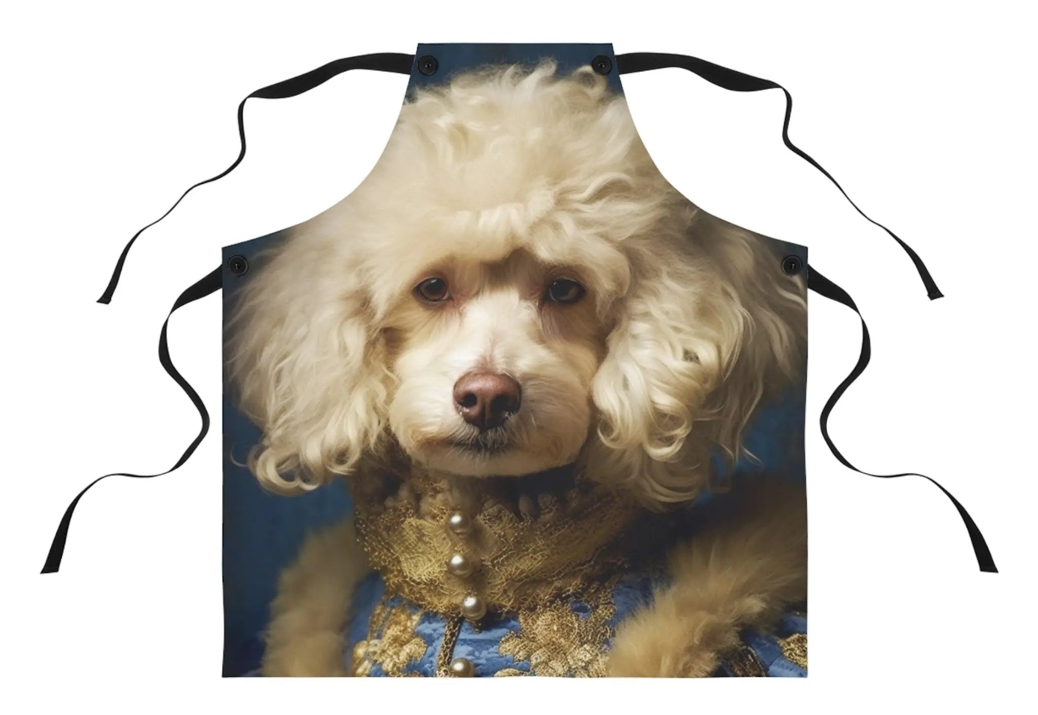 Renaissance Poodle Cooking Apron | Funny Kitchen Accessories from The Curated Goose