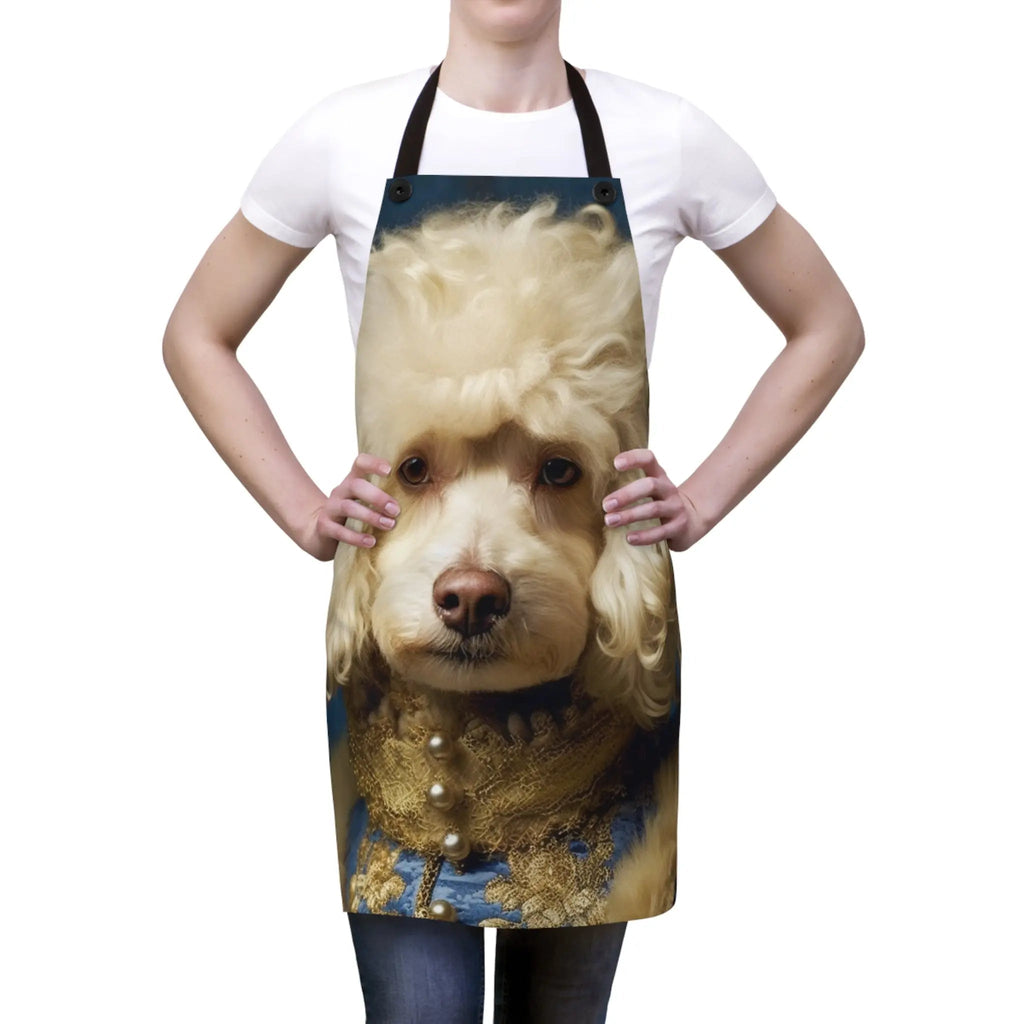 Renaissance Poodle Cooking Apron | Funny Kitchen Accessories from The Curated Goose