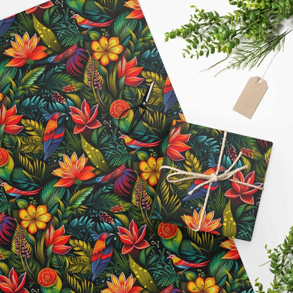 Tropical Rainforest Wrapping Paper Rolls from The Curated Goose