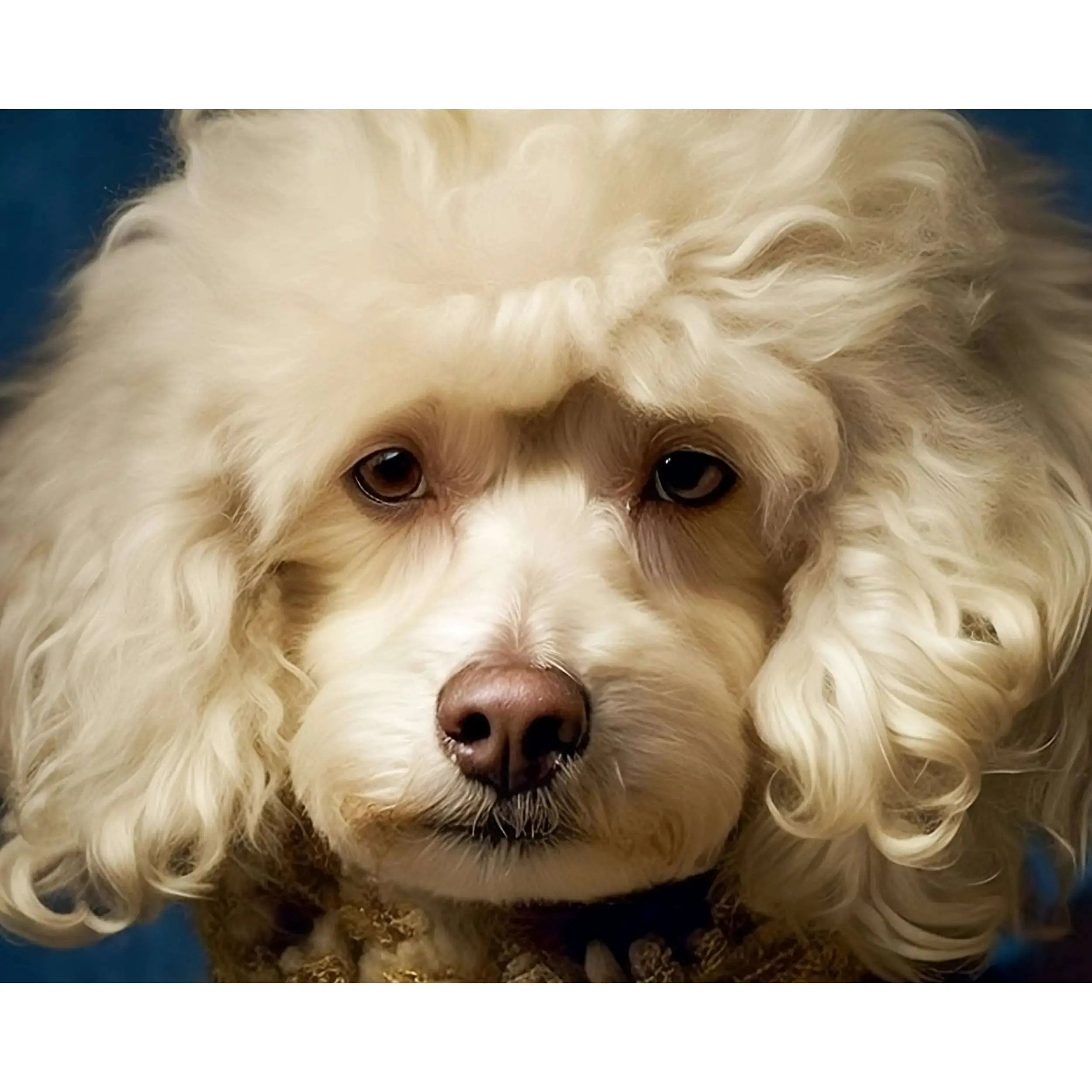 Renaissance Poodle Portrait Art Print from The Curated Goose