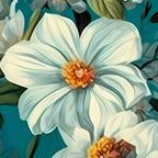 Southern Flowers Wrapping Paper Roll from The Curated Goose