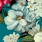 Southern Flowers Wrapping Paper Roll from The Curated Goose