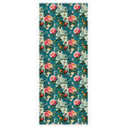 Southern Flowers Wrapping Paper Roll | Pretty Floral Gift Wrap | Colorful Flowers Teal Background - Premium Home Decor from The Curated Goose - From $23.98! Shop now at TheCuratedGoose.com