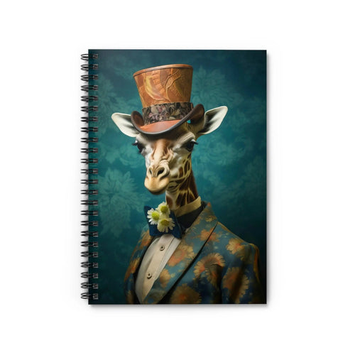 Animal Portrait Spiral Notebook: Victorian Giraffe Journal from The Curated Goose