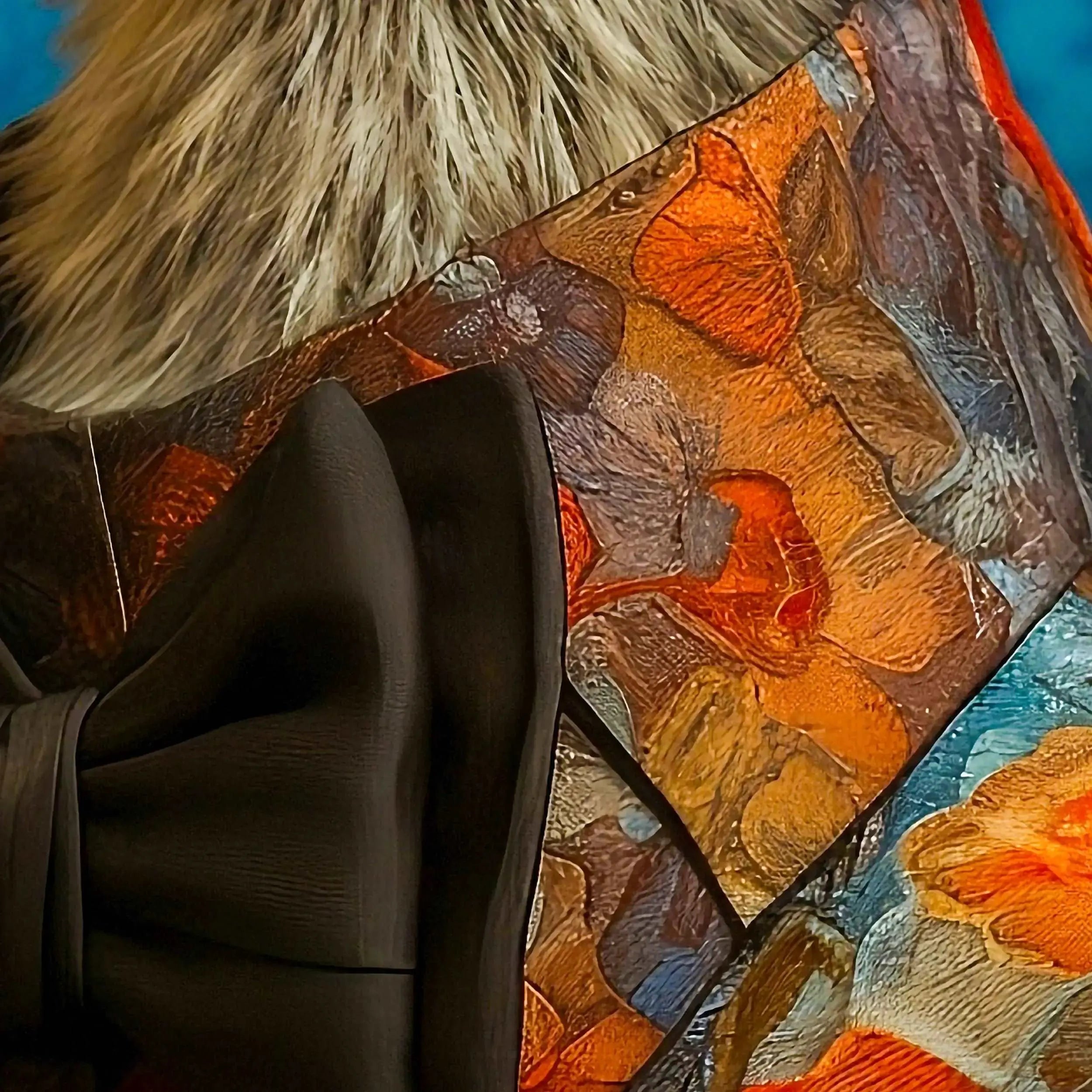 Victorian Ostrich Portrait Art Print | Victorian Wedding Party Collection from The Curated Goose