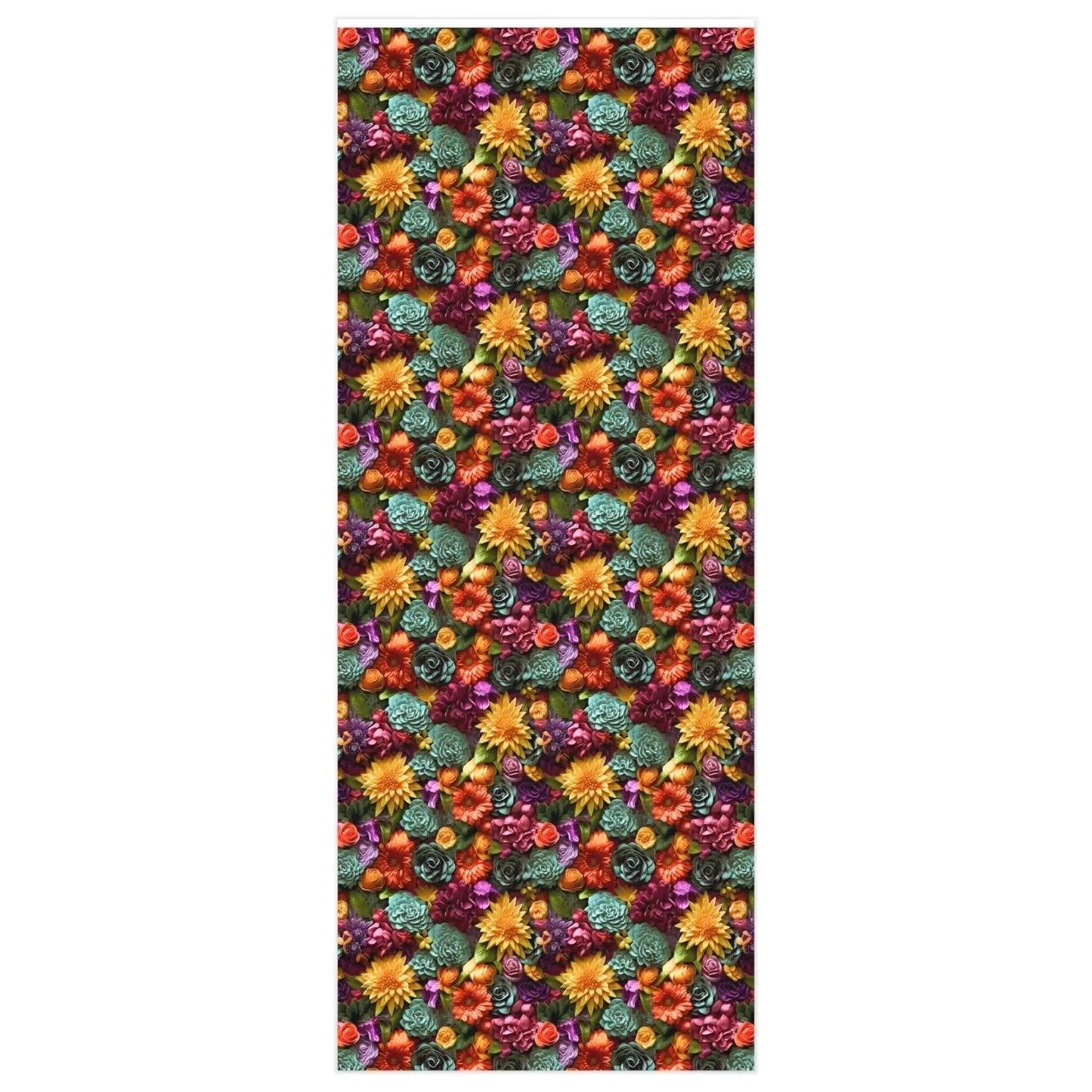 Vintage Floral Wrapping Paper Rolls | Realistic Flowers Gift Wrap Paper | Pretty Wrapping Paper Floral - Premium Home Decor from The Curated Goose - From $23.98! Shop now at TheCuratedGoose.com