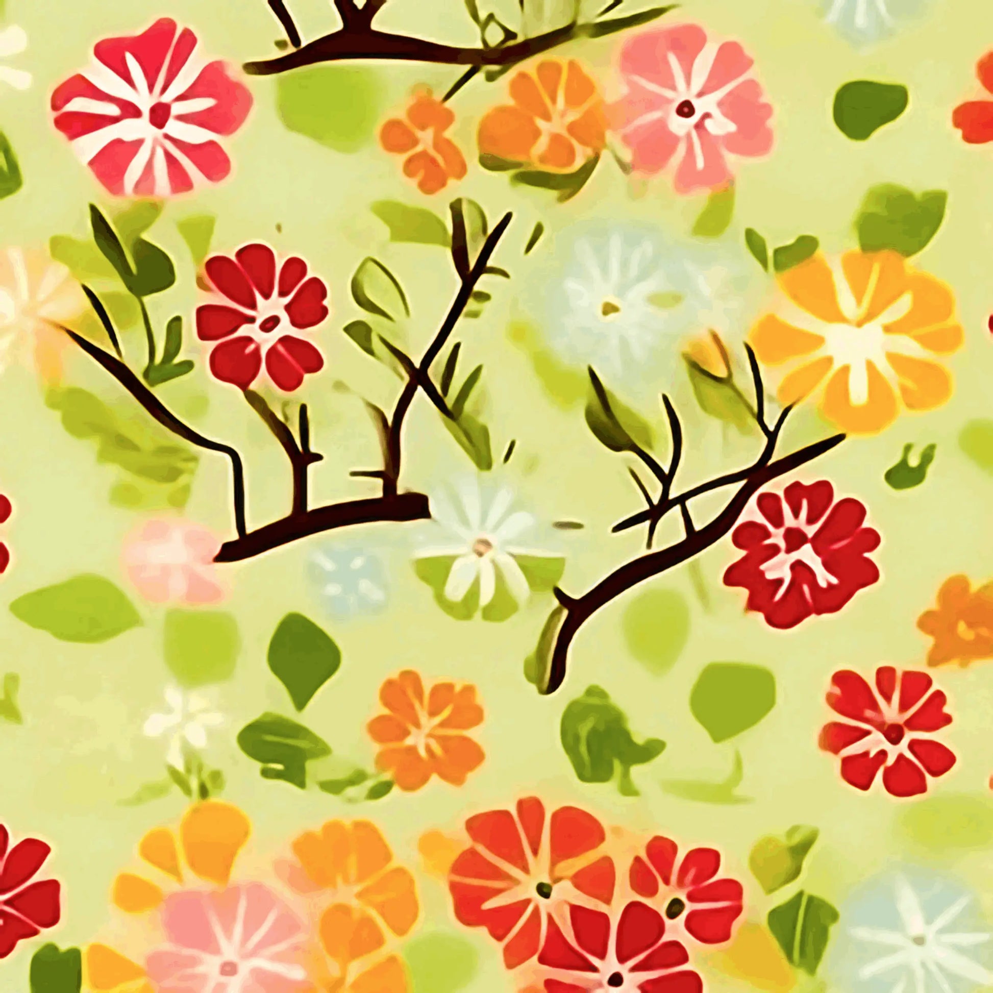 Spring best sale wrapping paper