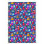 Colorful Chickens Wrapping Paper Rolls from The Curated Goose