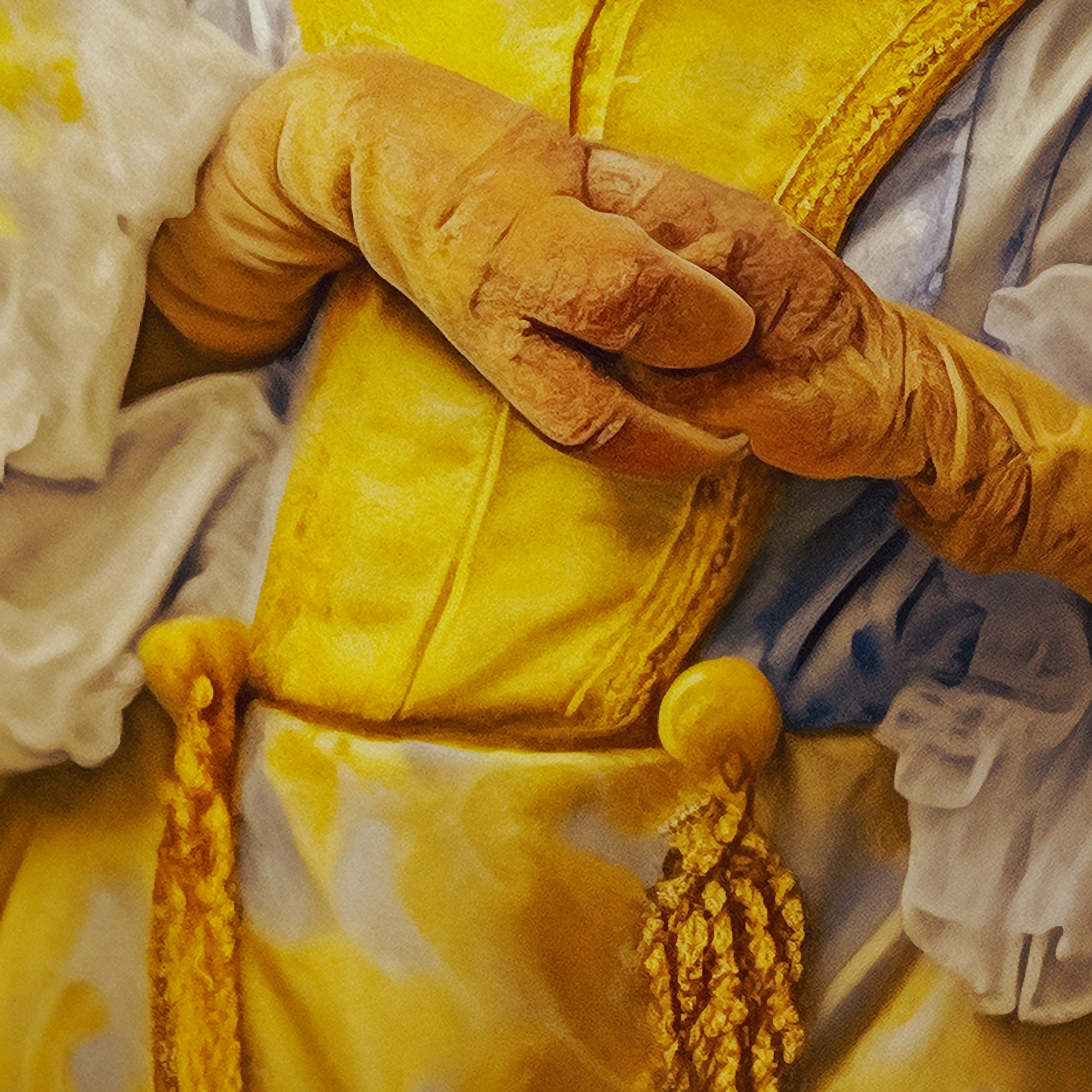 A Royal Chicken Portrait: Renaissance Animal Art on Watercolor Paper from The Curated Goose